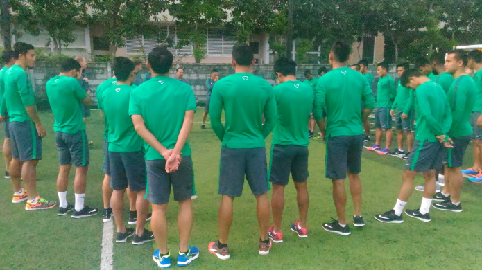 Latihan Terakhir Timnas Pagi Tadi Berlangsung Santai, Hanya 22 Menit